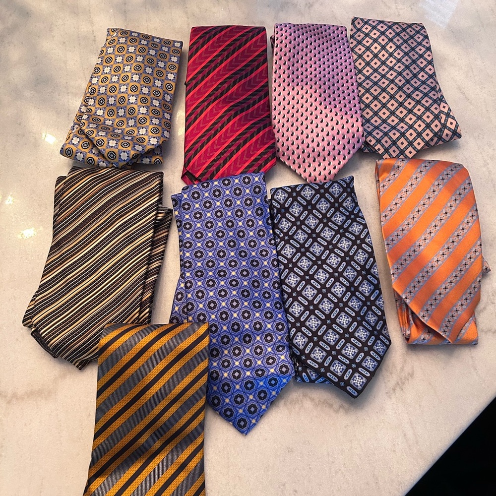 GIANNI VIERA 100% Silk Tie Handmade in Italy.